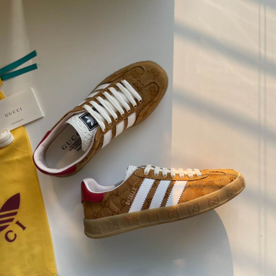 Gucci x Adidas Gazelle Yellow Sneakers – GCC227