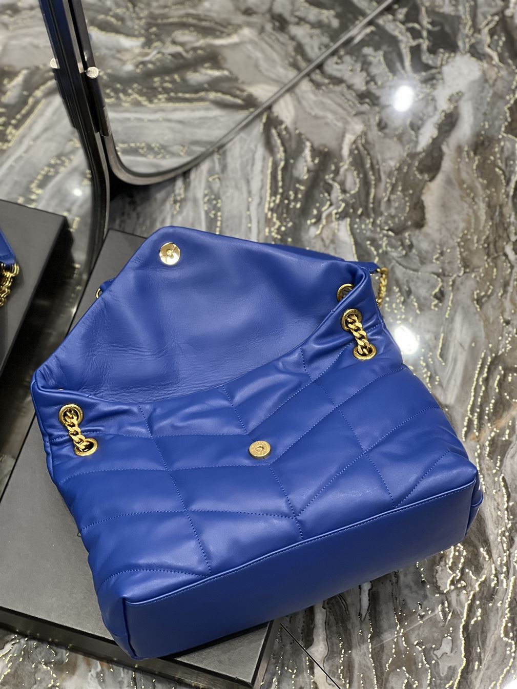 YSL PUFFER TOY BLUE BAG – YB021
