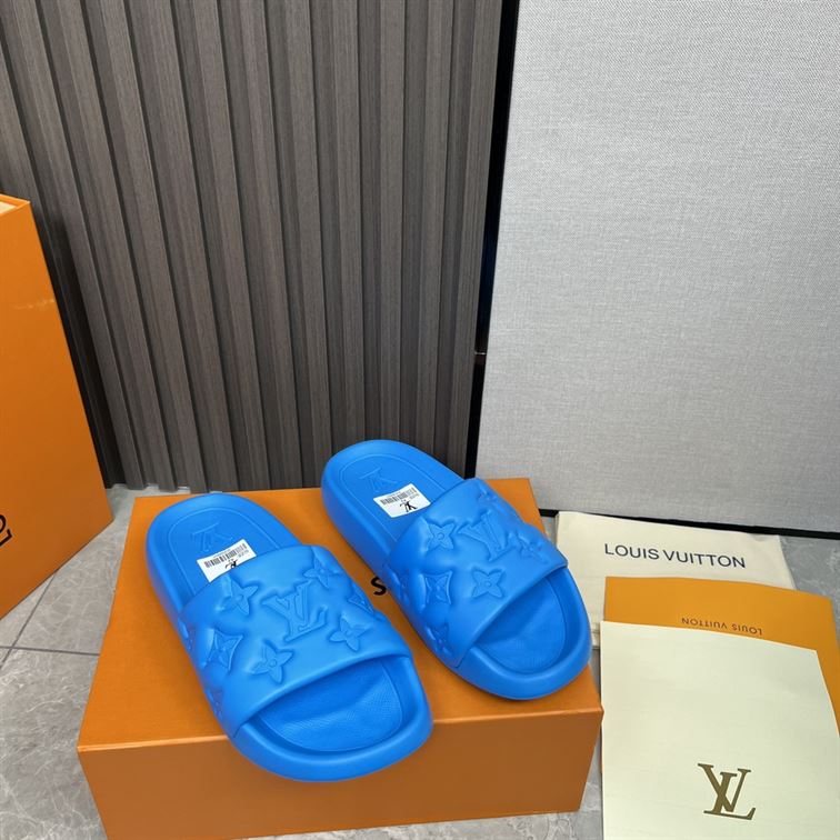 LOUIS VUITTON WATERFRONT MULE BLUE – LVSD042