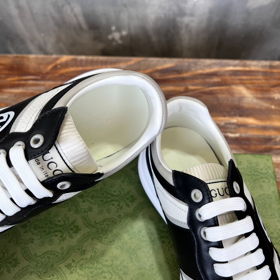 Gucci Leather Low ‘Black White’ Sneaker – GCC167