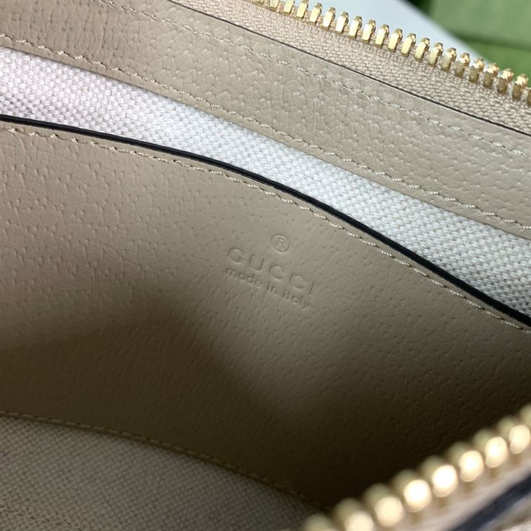 GUCCI OPHIDIA SMALL HANDBAG BEIGE AND WHITE GG SUPREME CANVAS – GB71