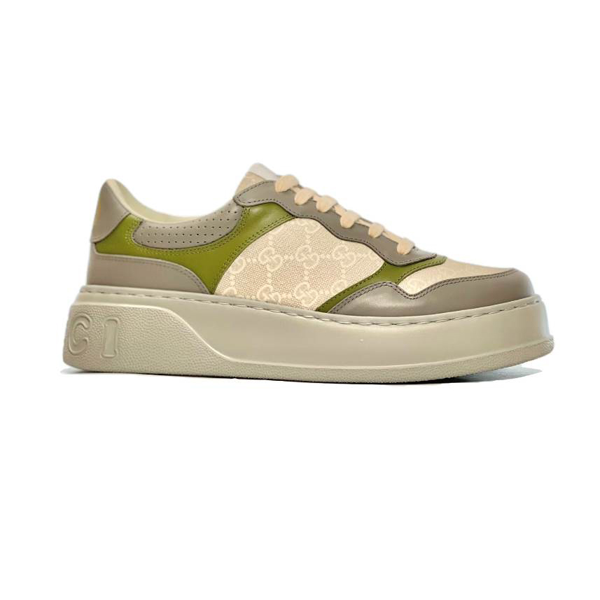 Gucci GG White Beige Sneakers – GCC199