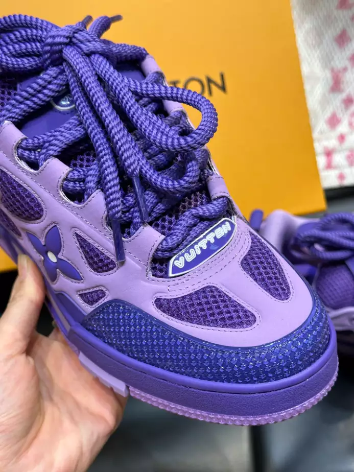 LV SKATE SNEAKERS IN PURPLE – LVS224