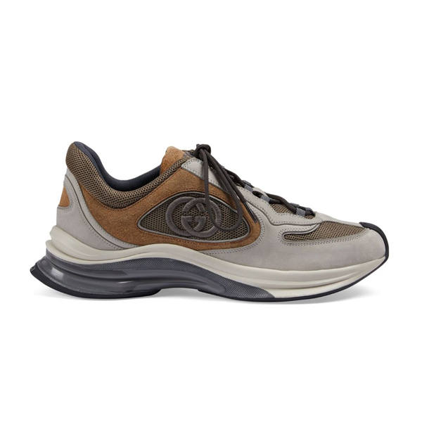 GUCCI RUN SNEAKER LIGHT GREY SUEDE – GCC115