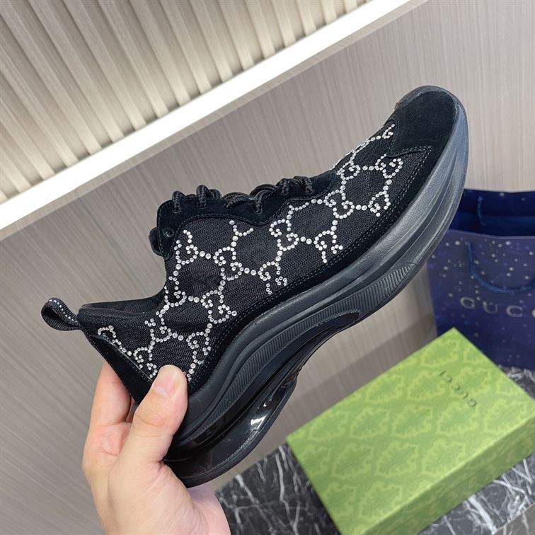GUCCI RUN GG CRYSTAL SNEAKER – GCC012