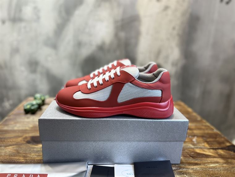 PRADA AMERICA’S CUP SOFT RUBBER AND BIKE FABRIC SNEAKERS – PRS046