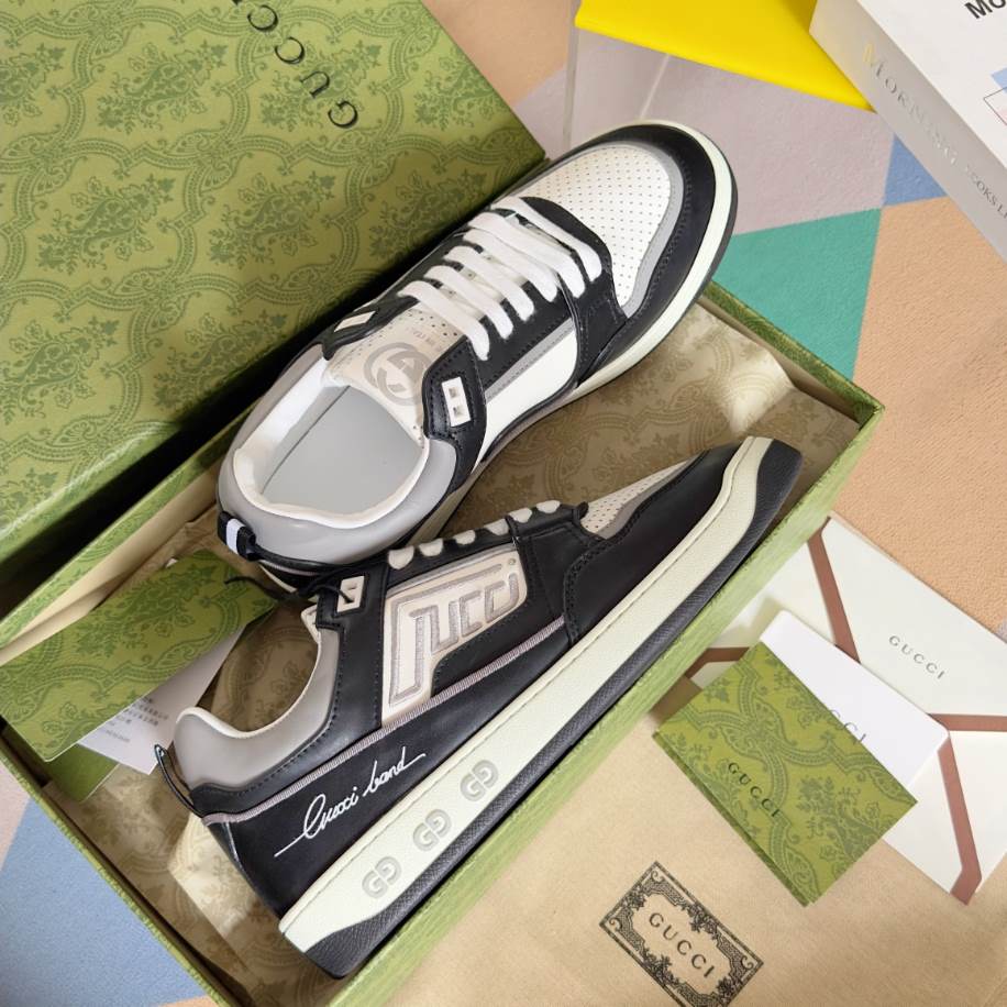 Gucci Basket Grey White Sneakers – GCC222