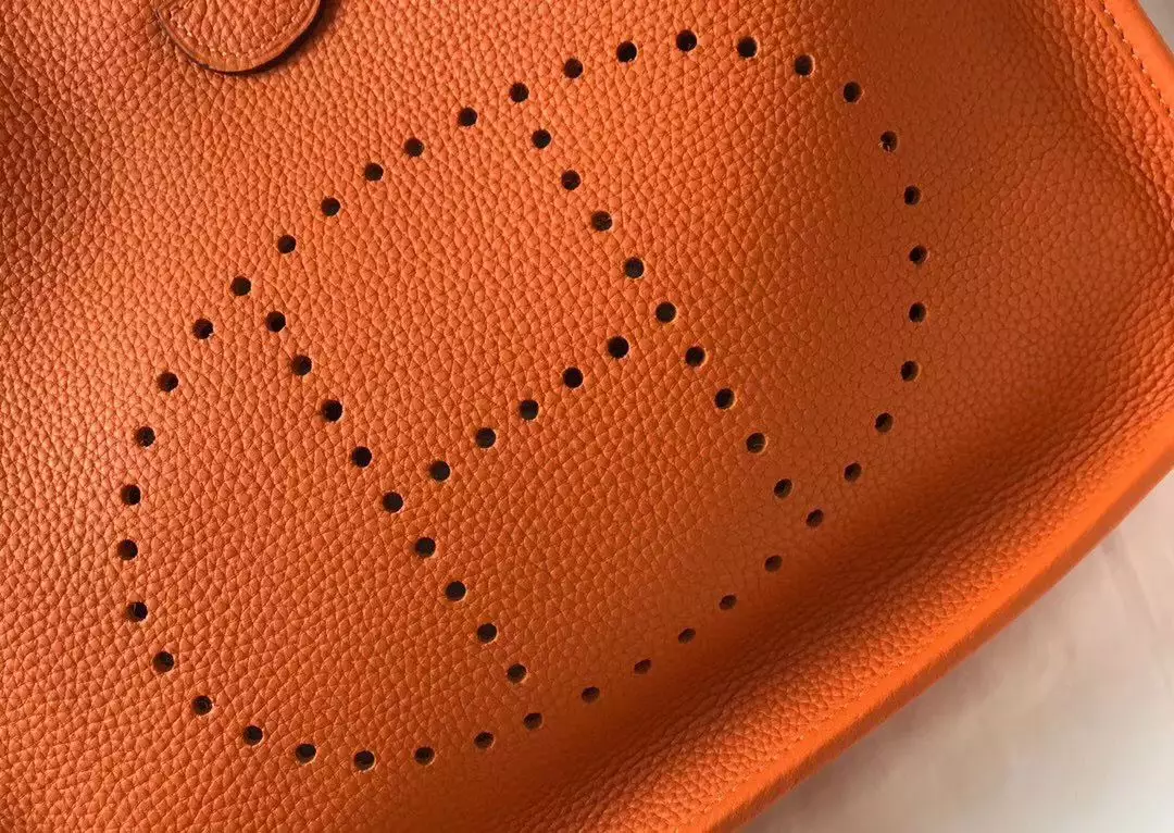 Hermes Evelyne III 29 PM Bag In Orange Clemence Leather – HW063