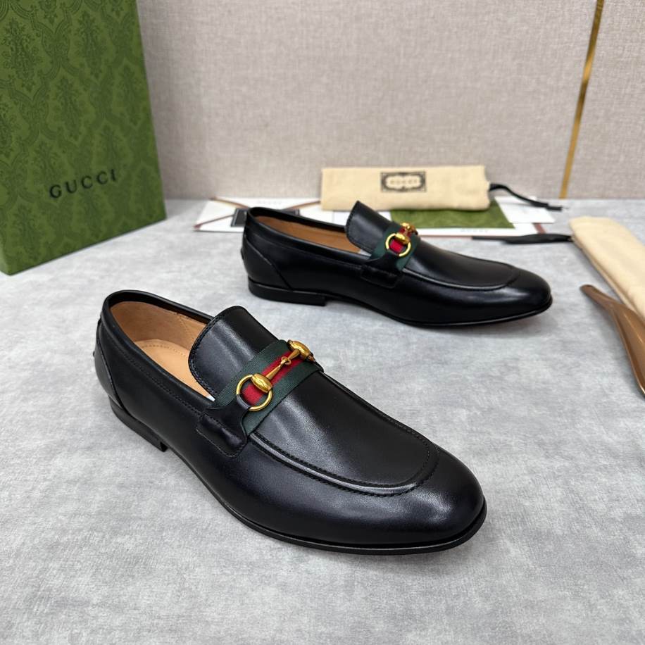 Gucci Men Horsebit Black Loafer – GL090