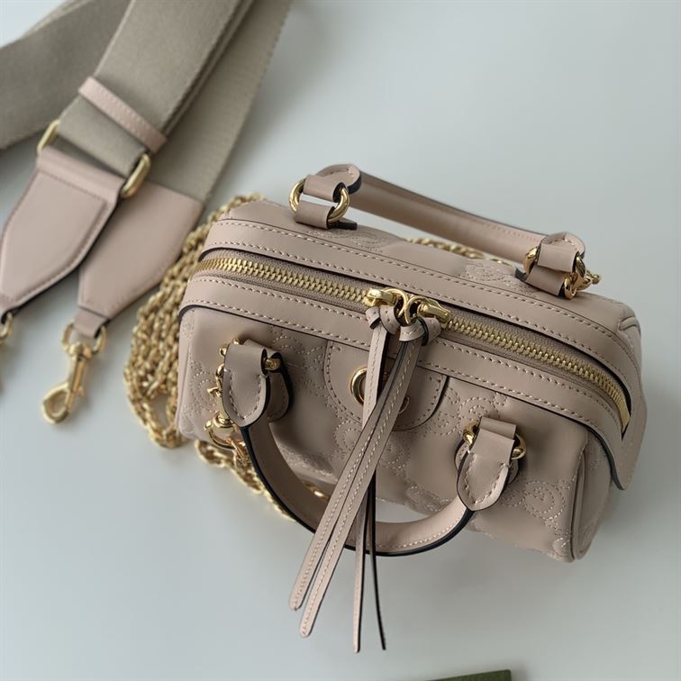 GUCCI GG MATELASSE MINI BAG IN BEIGE LEATHER – GB68