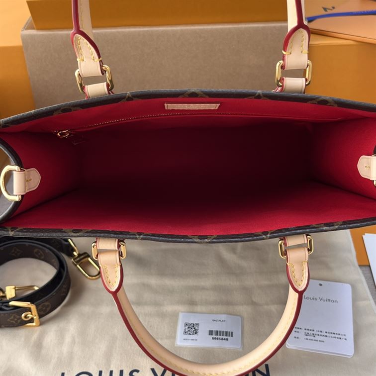LOUIS VUITTON SAC PLAT PM MONOGRAM – LW130