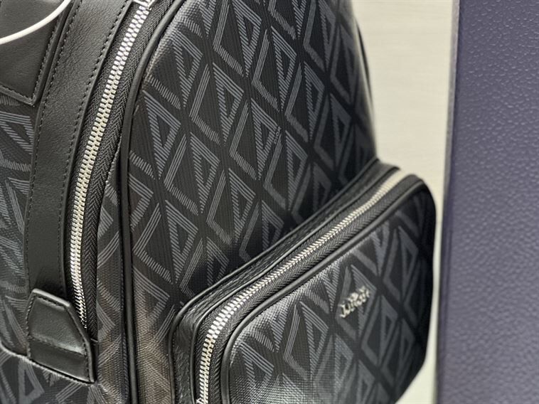 DIOR MINI RIDER SLING BAG BLACK CD DIAMOND CANVAS – DIO008