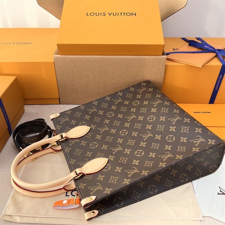 LOUIS VUITTON SAC PLAT PM MONOGRAM – LW130