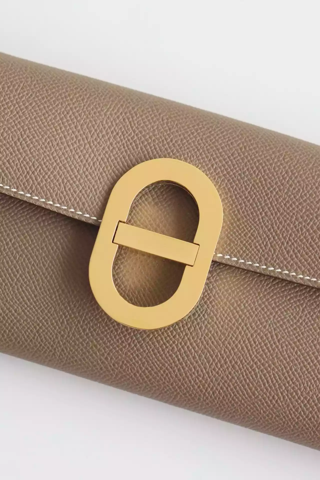 Hermes Maillon To Go Wallet in Taupe Epsom Calfskin – HW176