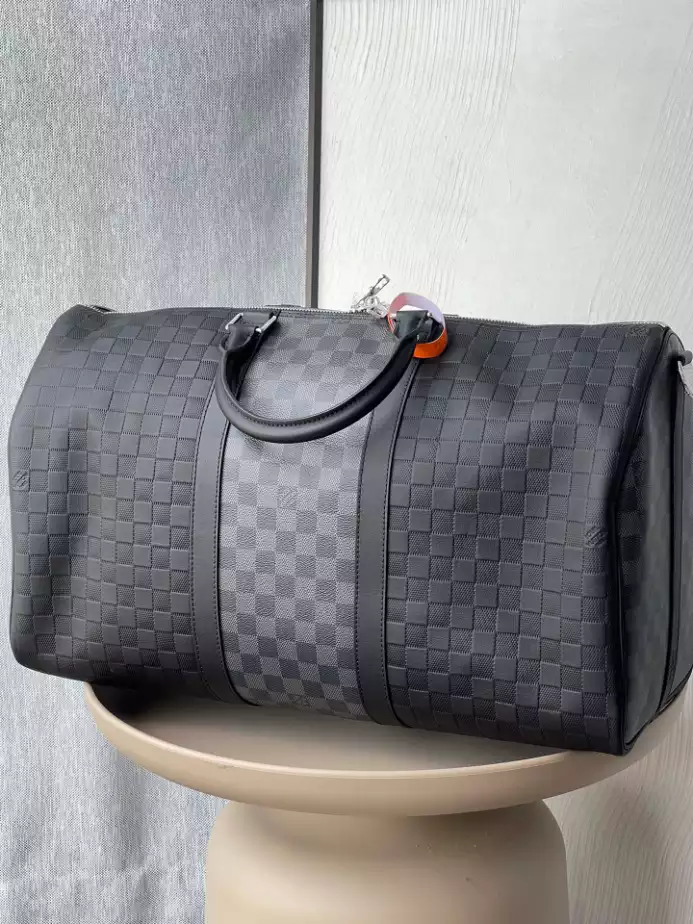 KEEPALL BANDOULIERE 50 BAG BLACK GRAPHITE N40443 – LW367