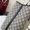 GUCCI GG CANVAS EMBLEM MAXI TOTE BAG BEIGE/BLACK 2025 – BG110