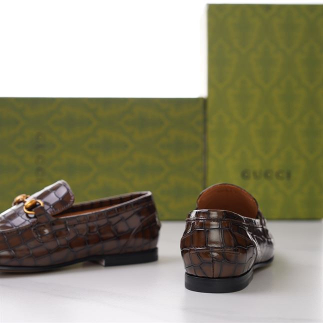 GUCCI JORDAAN CROCODILE LOAFER – GL014