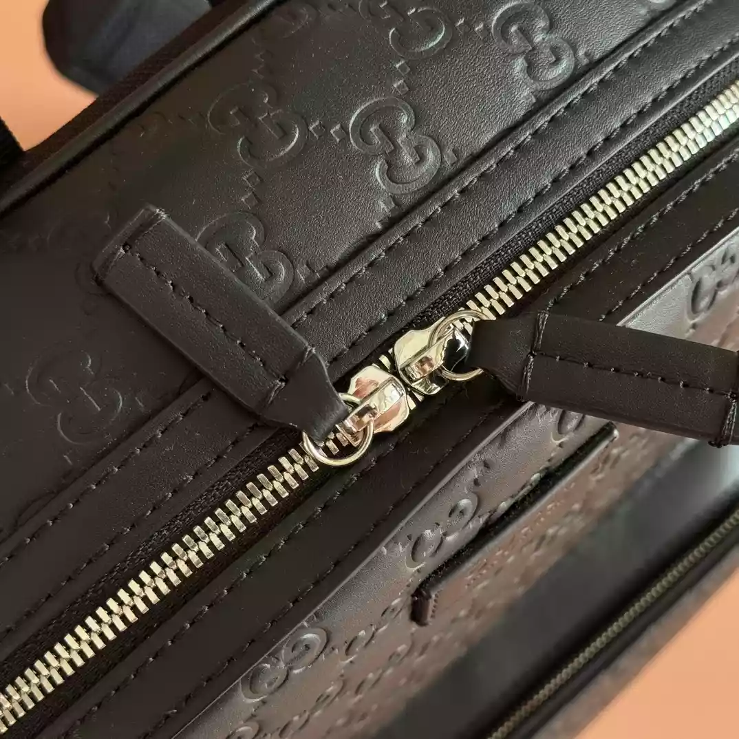 Gucci GG Monogram Medium Backpack Black  – BG070