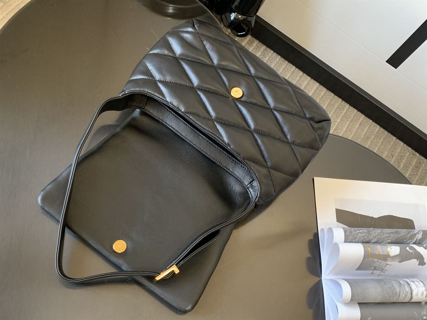 YSL LE 57 HOBO BAG IN QUILTED LAMBSKIN – YB047