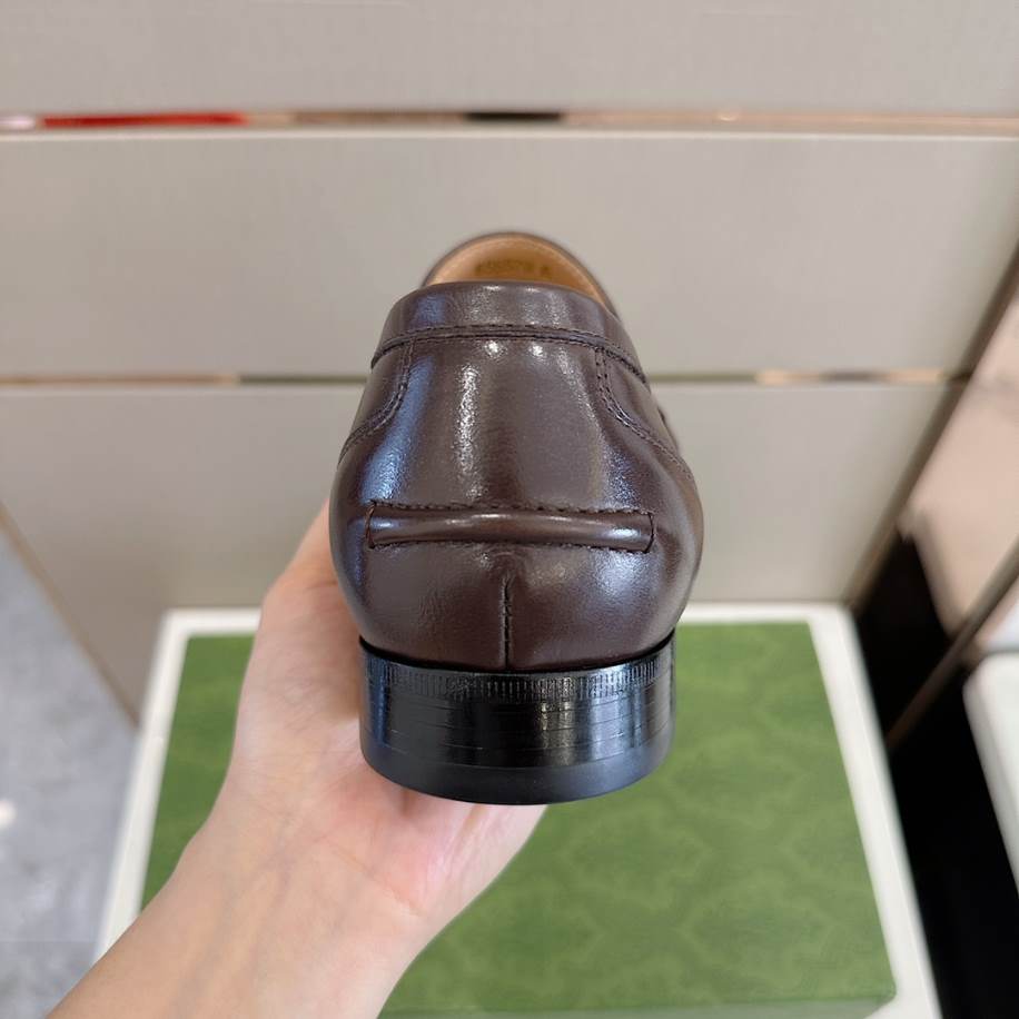 Gucci Men Horsebit Brown Loafer – GL089