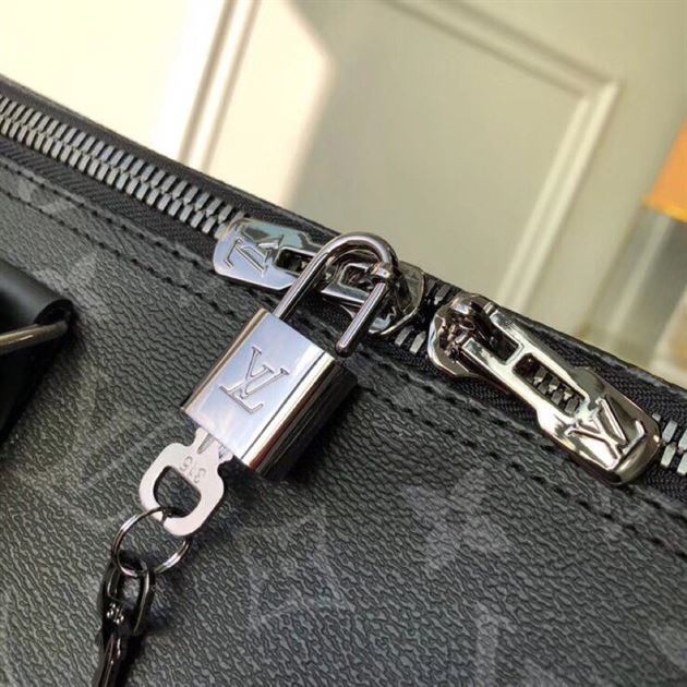 LOUIS VUITTON MONOGRAM ECLIPSE KEEPALL BANDOULIERE 55 – LVB005