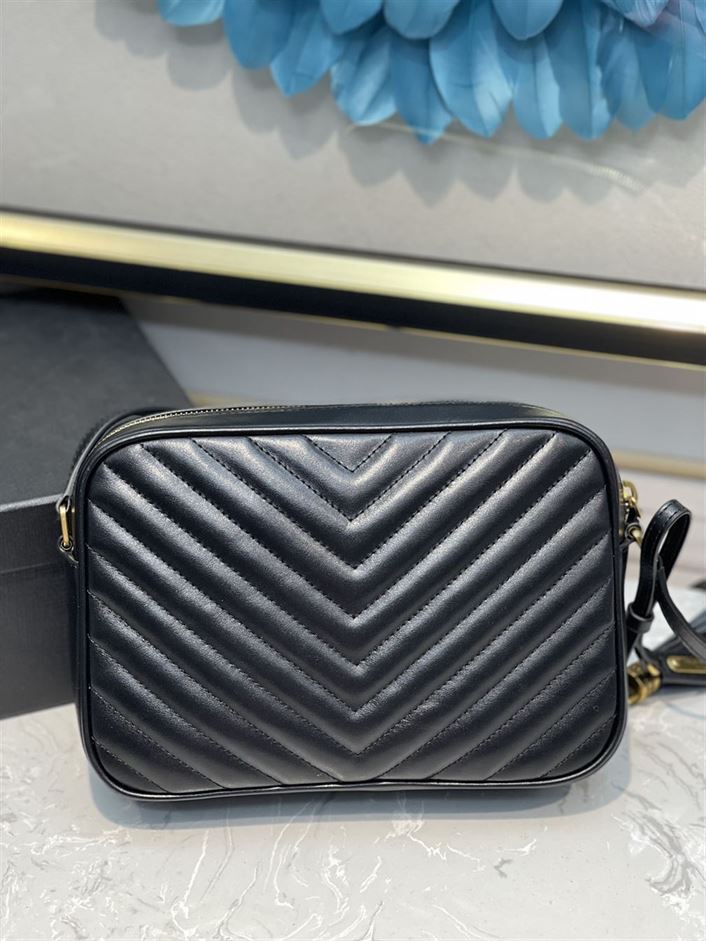 YSL LOU CAMERA BAG IN QUILTED LEATHER – YB050