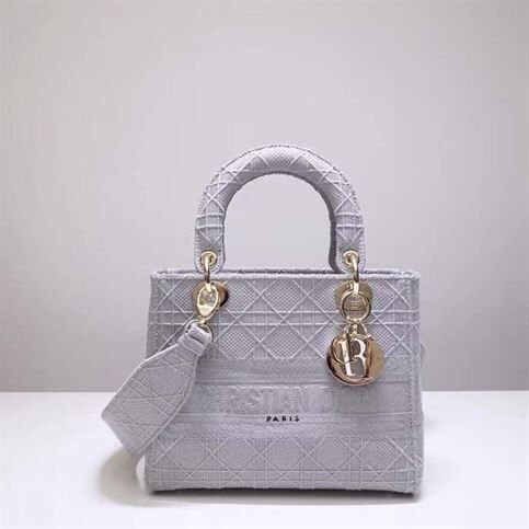 MEDIUM LADY D-LITE GREY BAG – DOB005