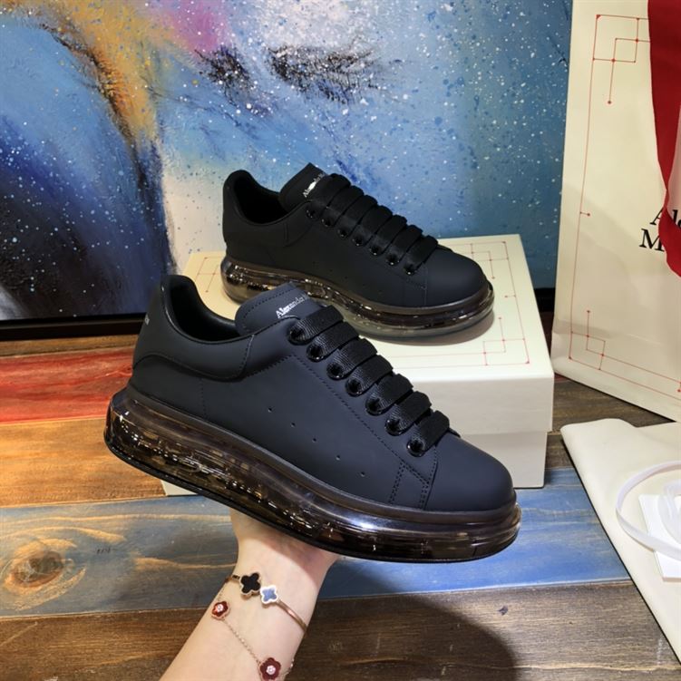 ALEXANDER MCQUEEN TRANSPARENT SOLE LACE-UP SNEAKERS – ALD032