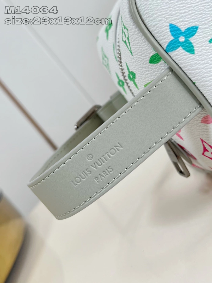 MONOGRAM IRIDESCENT DISCOVERY LOCKER DOPP KIT IN GRADIENT GRAY M14034 – LW387