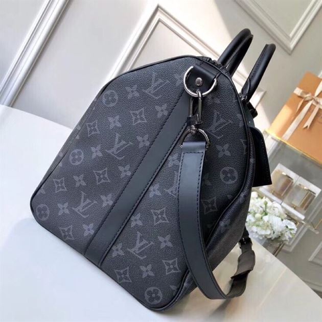 LOUIS VUITTON MONOGRAM ECLIPSE KEEPALL BANDOULIERE 55 – LVB005