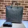 GUCCI MEN’S OPHIDIA GG CANVAS MEDIUM TOTE BAG GREY 2023 – BG097