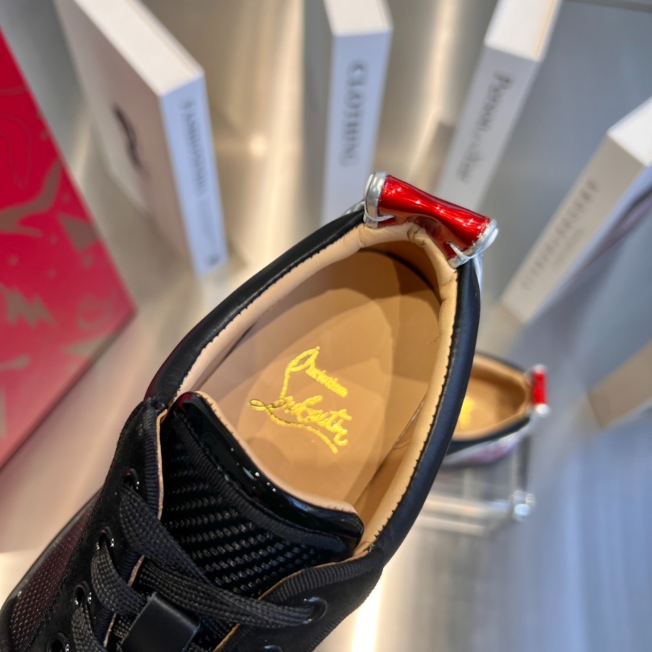 Christian Louboutin Version Black Red Sneaker – CLS037