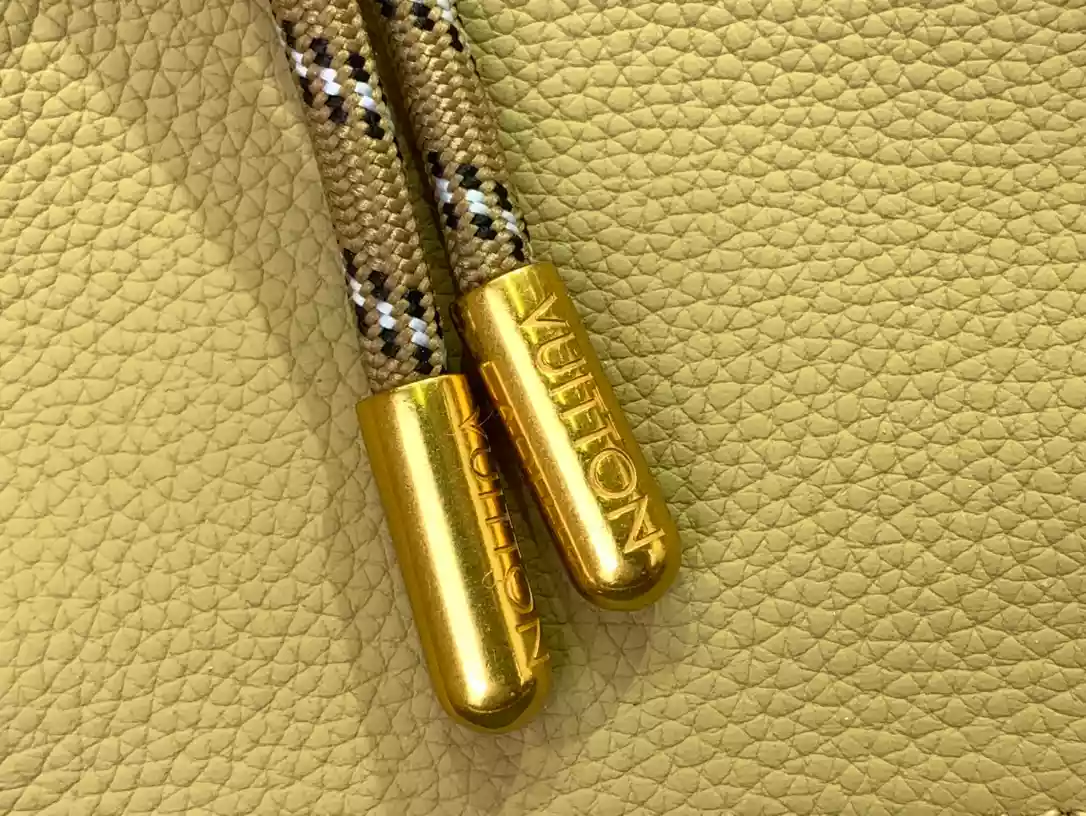 LV Hobo Cargo Bag in Beige Cowhide Leather and Monogram Coated Canvas – LW167