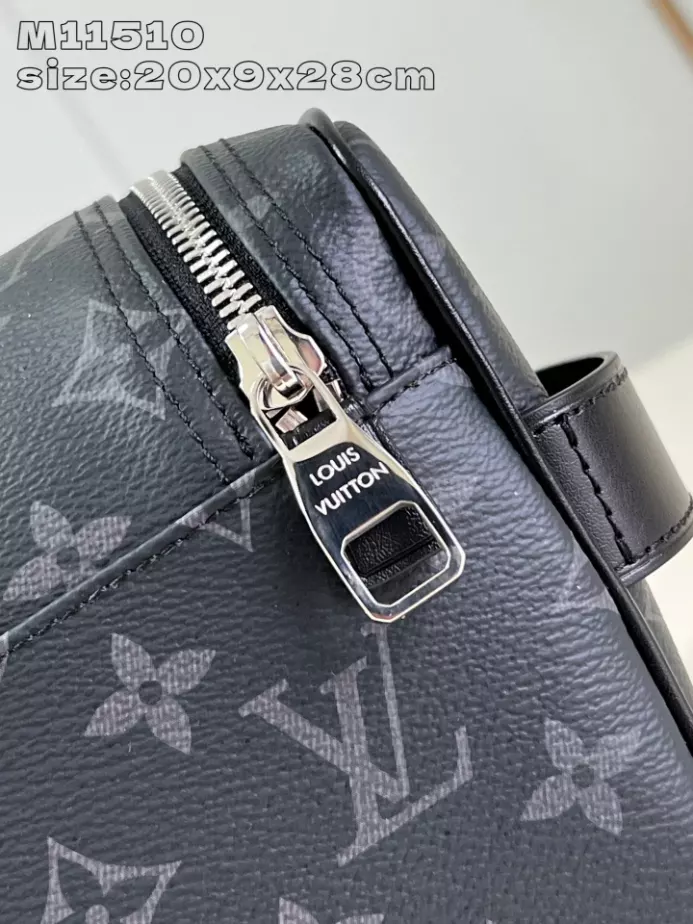 Louis Vuitton Toiletry Bag Black Monogram Eclipse Canvas – LW151