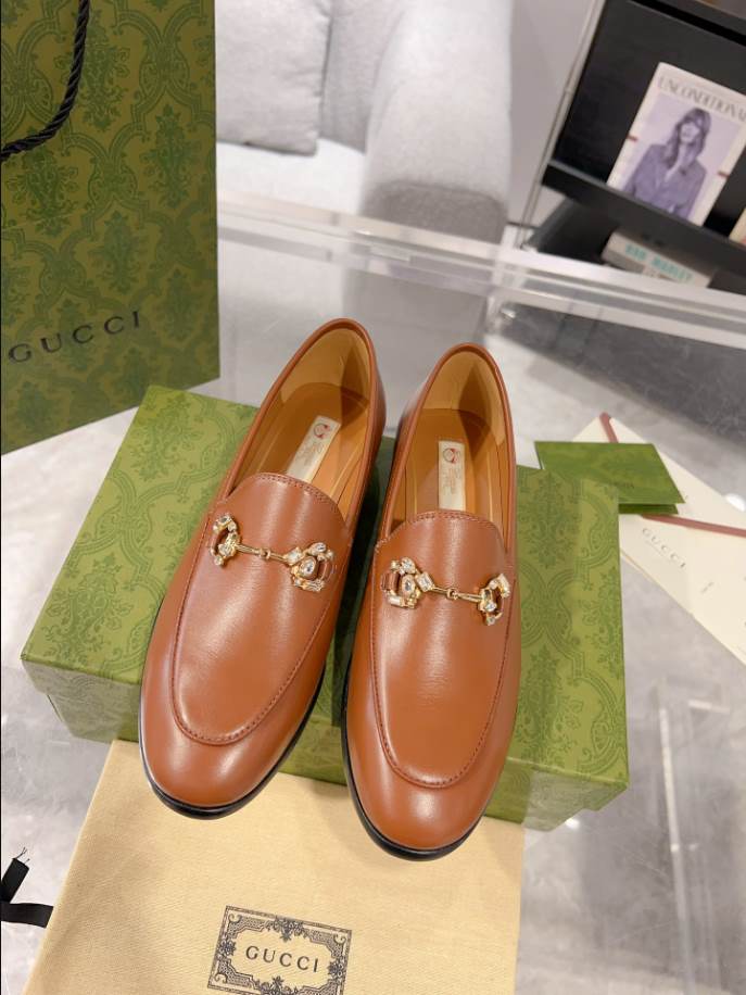 Gucci Jordaan Brown Loafer – GL068
