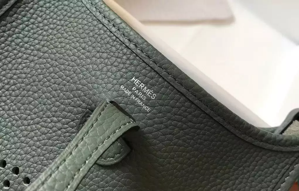 Hermes Evelyne III TPM Bag In Vert Amande Clemence Leather – HW047