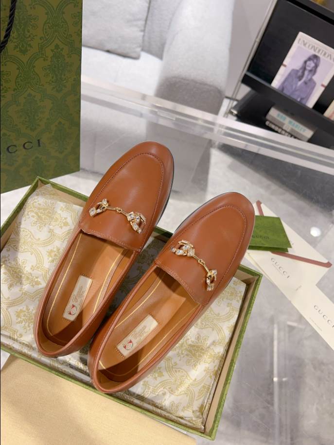 Gucci Jordaan Brown Loafer – GL068