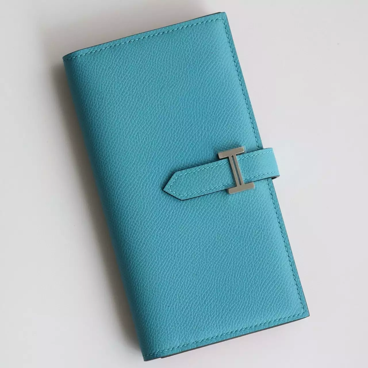 Hermes Bearn Verso Long Wallet in Blue du Nord Epsom Calfskin – HW156
