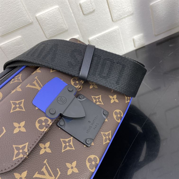 LOUIS VUITTON S LOCK MESSENGER MONOGRAM MACASSAR – LVB047