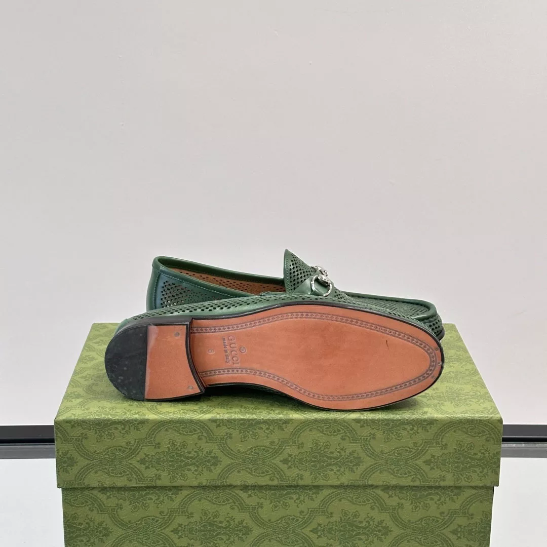 HORSEBIT 1953 LOAFERS IN GREEN – GL092