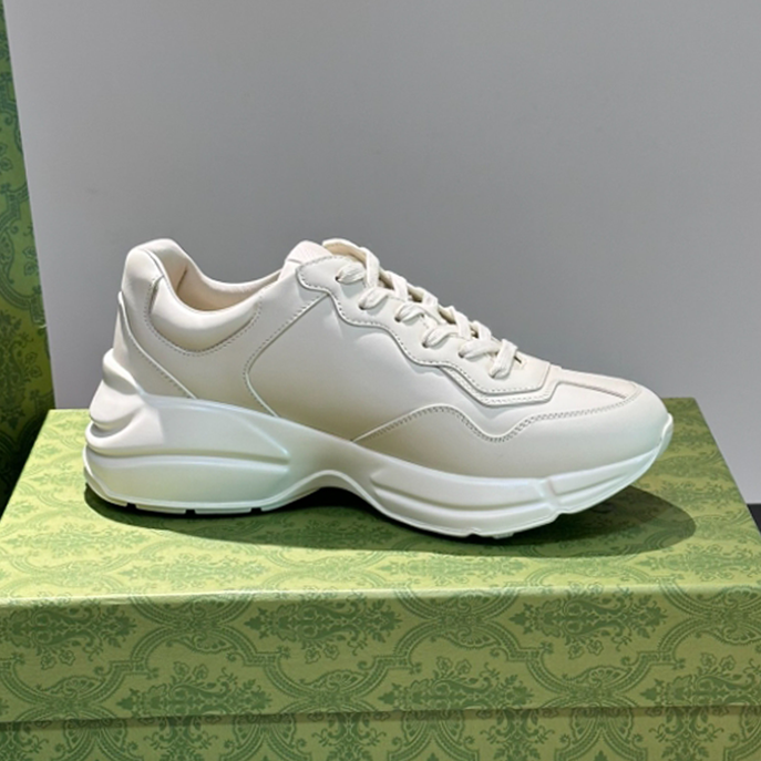 Gucci Rhyton White Leather Sneaker – GCC173