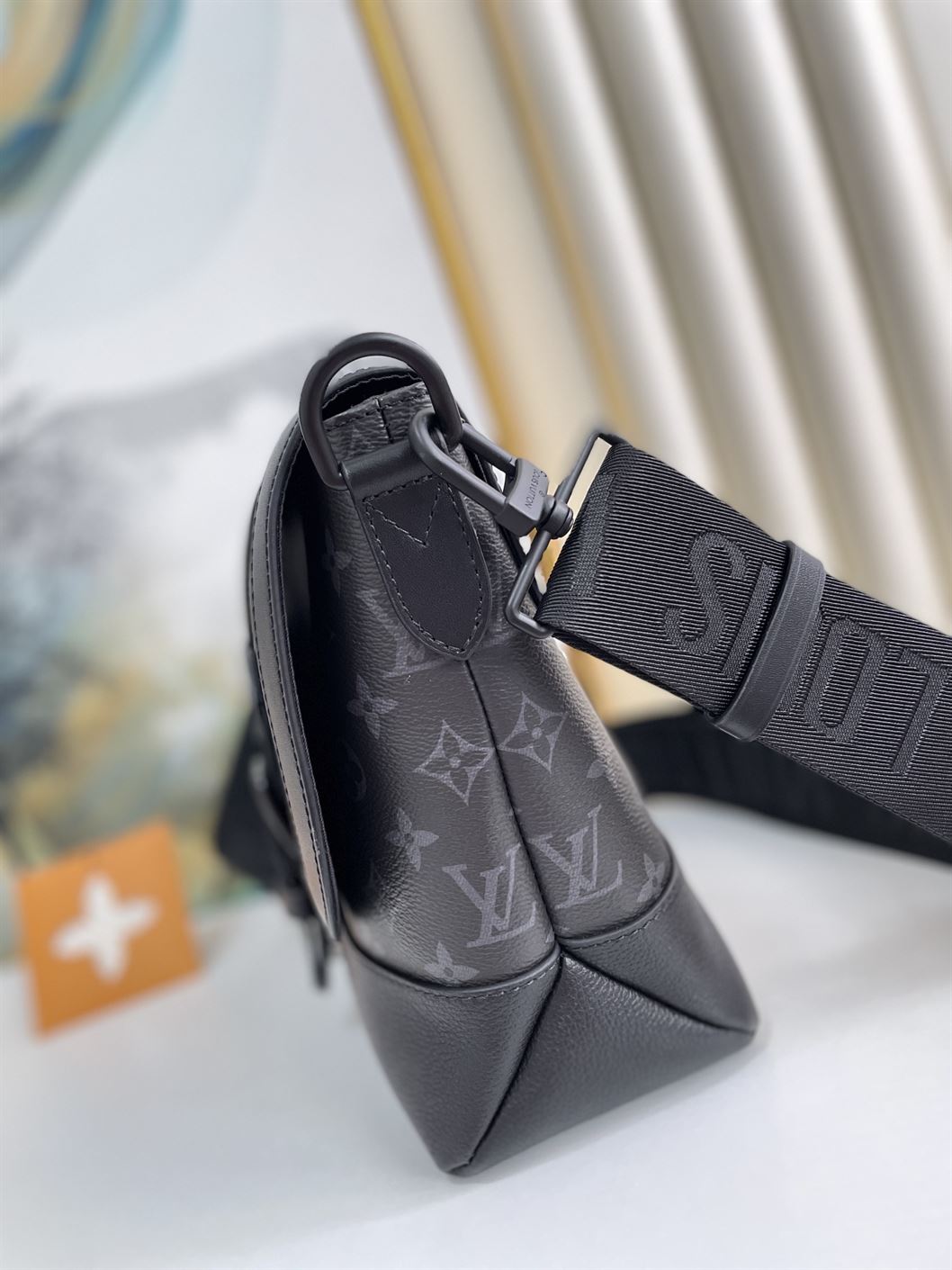 LOUIS VUITTON SAUMUR MESSENGER MONOGRAM ECLIPSE CANVAS – LVB067