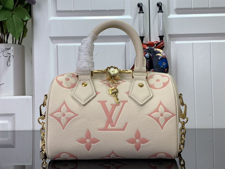 LOUIS VUITTON SPEEDY BANDOULIERE 20 MONOGRAM EMPREINTE LEATHER – LW123
