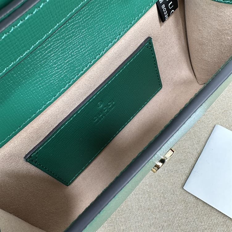 GUCCI HORSEBIT 1955 MINI BAG IN GREEN LEATHER – GB32
