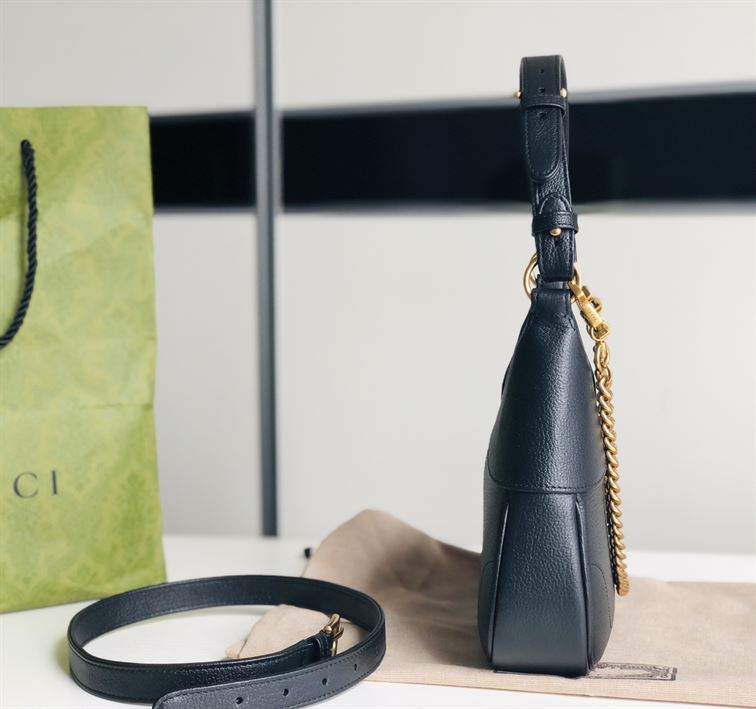 GUCCI APHRODITE SMALL SHOULDER BAG IN BLACK LEATHER – GB41