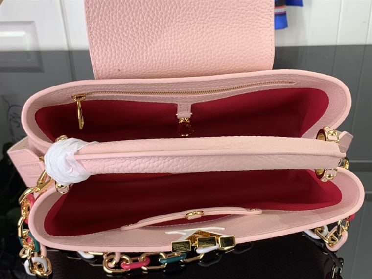 LOUIS VUITTON CAPUCINES MM Rose – LW098