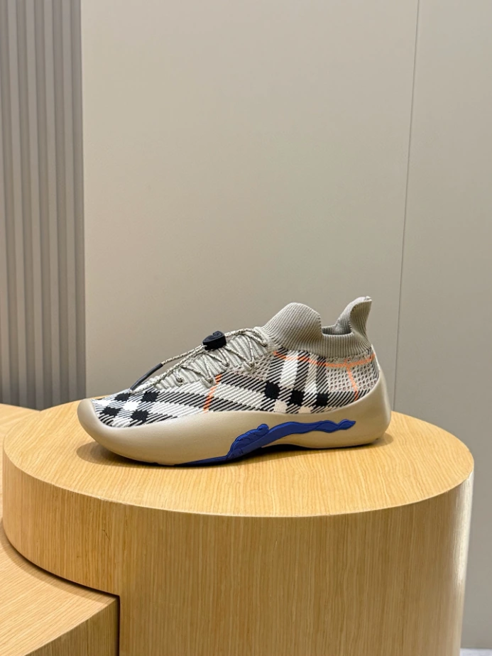 BURBERRY CHECK KNIT NEPTUNE SNEAKERS – BBR055