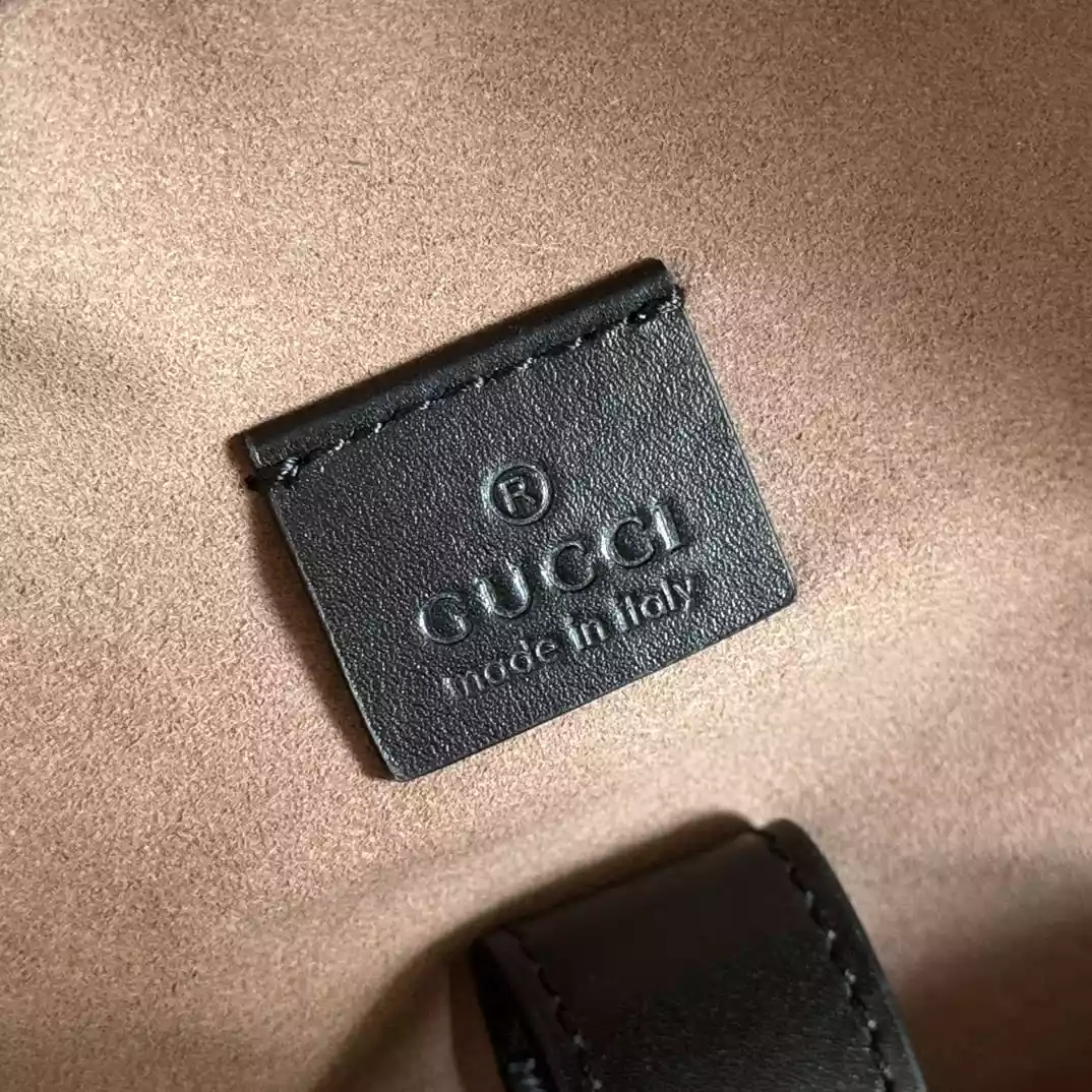 Gucci GG Monogram Medium Backpack Black  – BG070