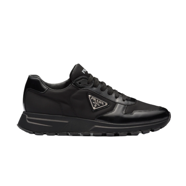 PRADA PRAX 01 RE-NYLON AND BRUSHED LEATHER SNEAKERS – PRS027