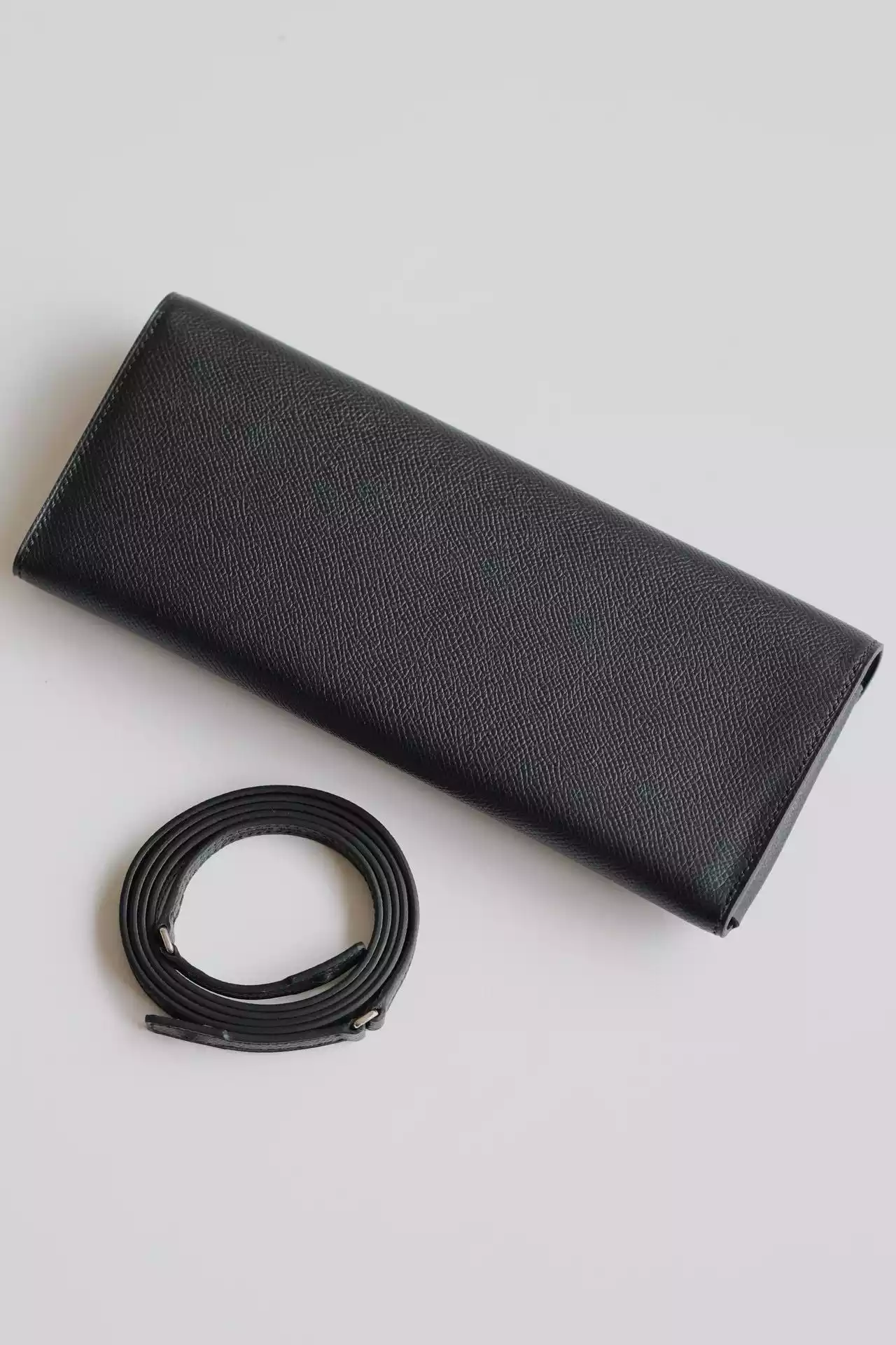 Hermes Maillon To Go Wallet in Noir Epsom Calfskin – HW172